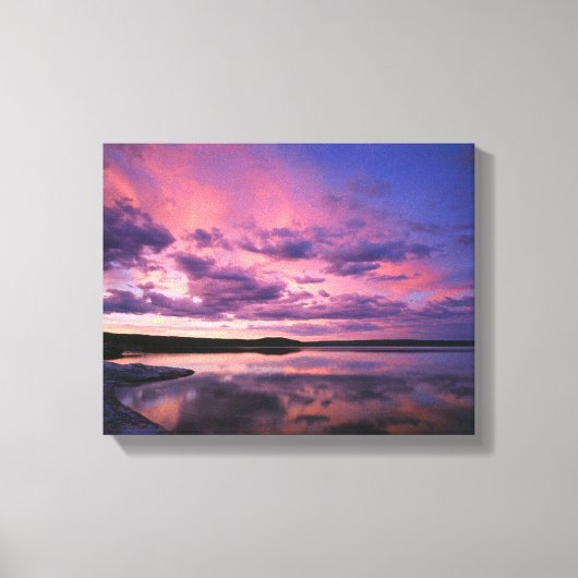 Yellowstone National Park, Wyoming. Verenigde Stat Canvas Afdruk (Voorkant)