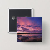 Yellowstone National Park, Wyoming. VS. Vierkante Button 5,1 Cm (Voorkant /achterkant)