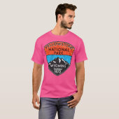 Yellowstone National Park Wyoming Wandelaar Hi T-shirt (Voorkant volledig)