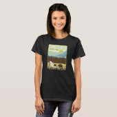 Yellowstone National Park Yellowstone Lake & Bears T-shirt (Voorkant volledig)