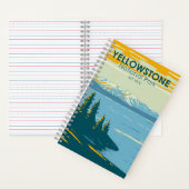 Yellowstone National Park Yellowstone Lake  Notitieboek (Binnen)