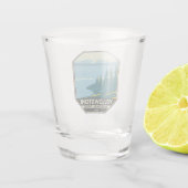 Yellowstone National Park Yellowstone Lake  Shot Glas (Achterkant)