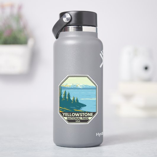 Yellowstone National Park Yellowstone Lake Sticker (HydroFlask)