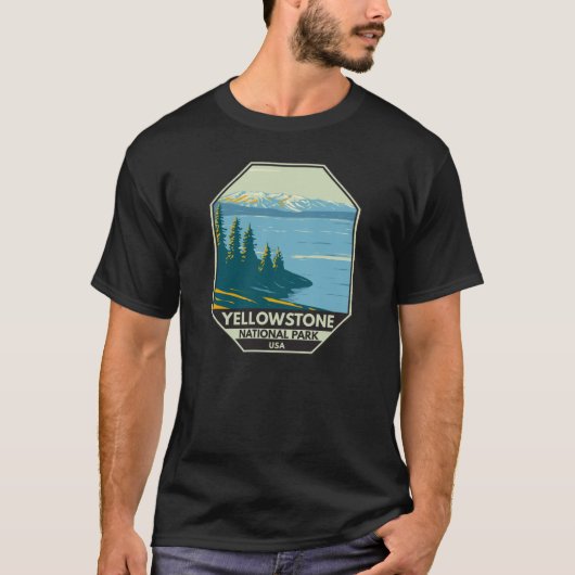 Yellowstone National Park Yellowstone Lake  T-shirt (Voorkant)