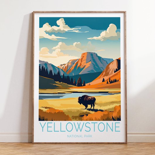 Yellowstone National Park, Yellowstone Poster, Yel Poster