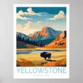 Yellowstone National Park, Yellowstone Poster, Yel Poster (Voorkant)