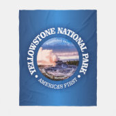 Yellowstone NP 2 Fleece Deken (Voorkant)