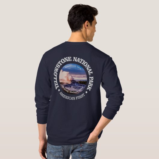 Yellowstone NP 2 T-shirt (Achterkant volledig)