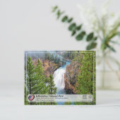 Yellowstone NP - Bovenste geelsteen Herfsten Briefkaart (Staand voorkant)