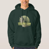 Yellowstone NP (grijze wolf) WT Hoodie (Voorkant)