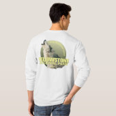 Yellowstone NP (grijze wolf) WT T-shirt (Achterkant volledig)