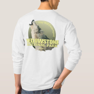 Yellowstone NP (grijze wolf) WT T-shirt