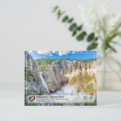 Yellowstone NP - Herfsten met benedengeelsteen Briefkaart (Staand voorkant)