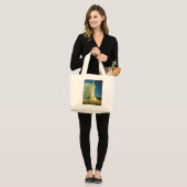 Yellowstone Old Faithful Grote Tote Bag (Voorkant (model))