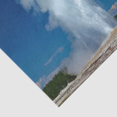 Yellowstone Old Faithful Landscape Foto Tissuepapier (Detail)