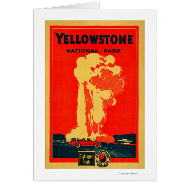 Yellowstone, oud getrouw Adverteren Poster (Voorkant)