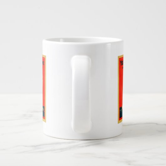 Yellowstone, oud getrouw Adverteren Poster Grote Koffiekop (Achterkant)