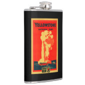 Yellowstone, oud getrouw Adverteren Poster Heupfles (Rechts)