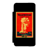Yellowstone, oud getrouw Adverteren Poster Incipio iPhone Portemonnee Hoesje (Voorkant Agenda)