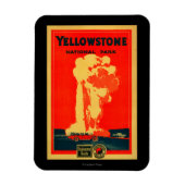 Yellowstone, oud getrouw Adverteren Poster Magneet (Verticaal)