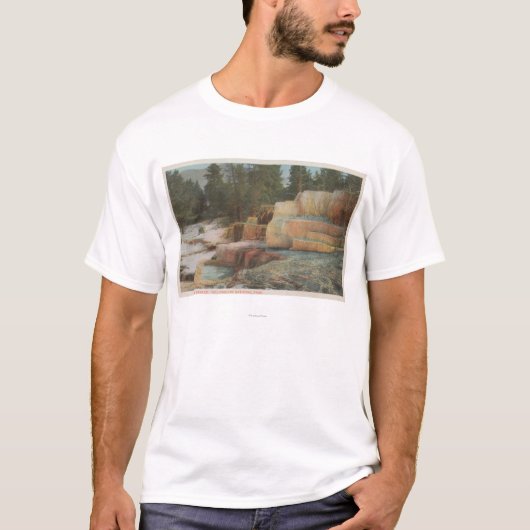 Yellowstone, overzicht van Angel Terrace T-shirt (Voorkant)