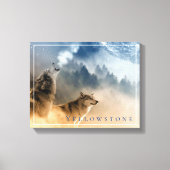 Yellowstone Park Amerikaanse Canvas Kunst (Voorkant)