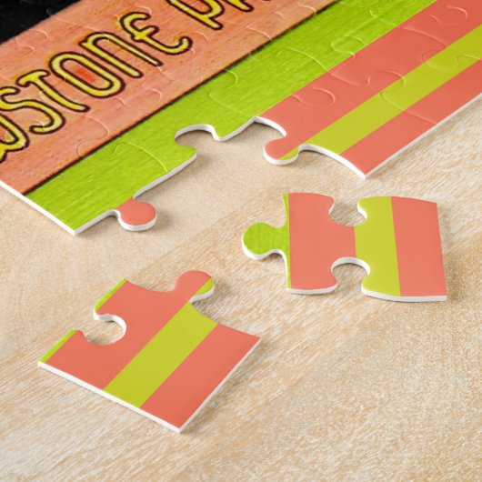  Yellowstone Park Beren 11x14 Legpuzzel (Zijkant)