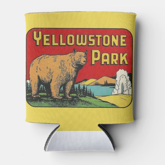 Yellowstone Park Koelbox Blikjeskoeler (Voorkant)