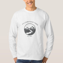 Yellowstone Park Lange hoes T-shirt