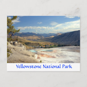 Yellowstone Park Mammoth Hot Springs Post Card Briefkaart