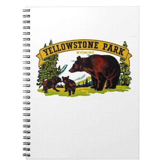 Yellowstone Park Notitieboek (Voorkant)