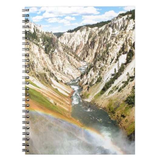 Yellowstone Park Onderste Herfsten Notitieboek (Voorkant)
