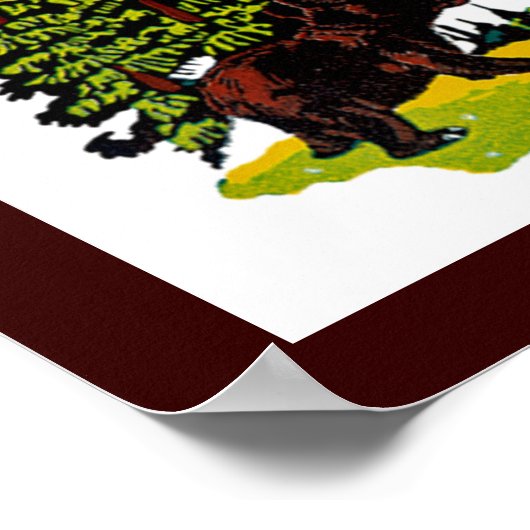 Yellowstone Park Poster (Hoek)