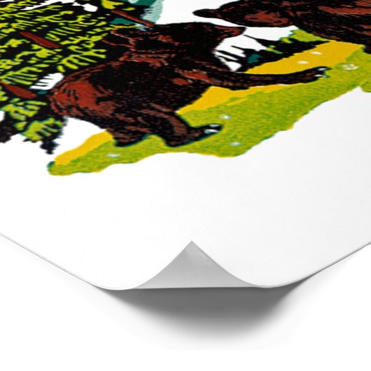 Yellowstone Park Poster (Hoek)