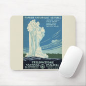 Yellowstone Park Poster Muismat (Met muis)