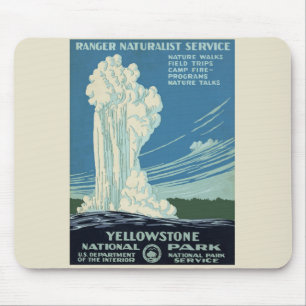 Yellowstone Park Poster Muismat