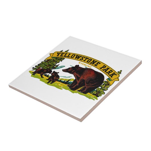 Yellowstone Park Tegeltje (Zijkant)