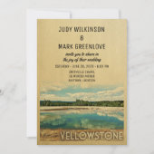 Yellowstone Park Weddenschap Kaart (Voorkant)