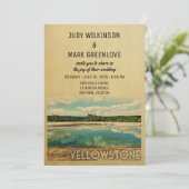 Yellowstone Park Weddenschap Kaart (Staand voorkant)