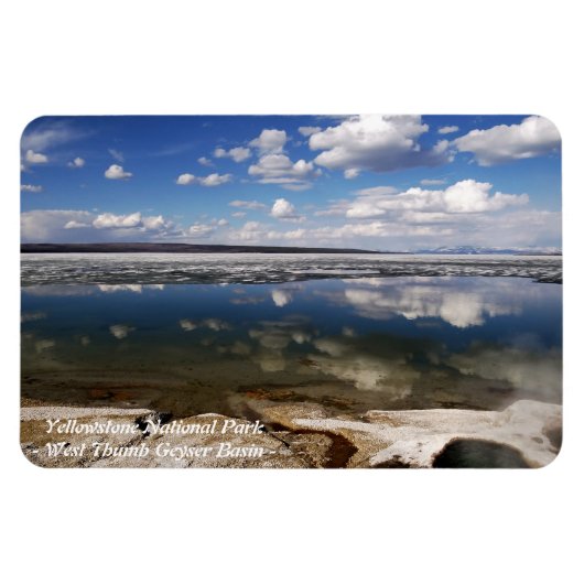 YELLOWSTONE PARK, WEST THUMB GEYSER BASIN (2) MAGNEET (Horizontaal)