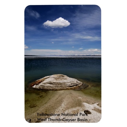 YELLOWSTONE PARK, WEST THUMB GEYSER BASIN (5) MAGNEET (Verticaal)