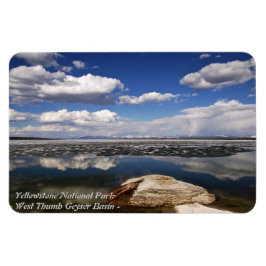YELLOWSTONE PARK, WEST THUMB GEYSER BASIN MAGNEET