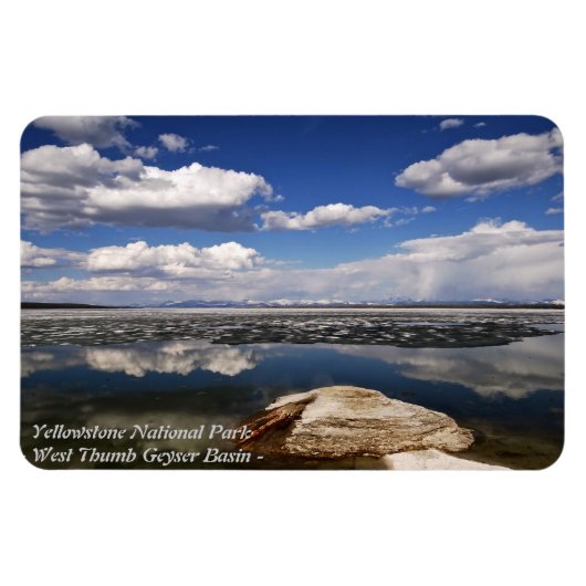 YELLOWSTONE PARK, WEST THUMB GEYSER BASIN MAGNEET (Horizontaal)