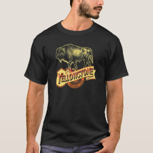 Yellowstone Park Western Bison American Bu T-shirt