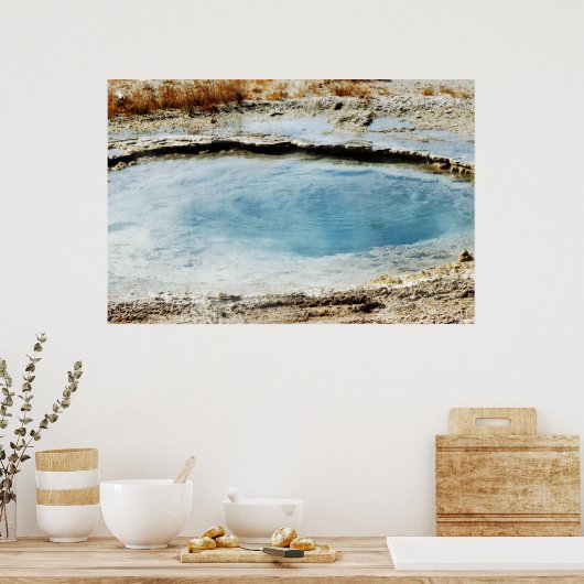 Yellowstone Pool Afdruk Poster (Keuken)