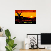 Yellowstone Poster Art (Thuiskantoor)