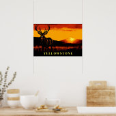 Yellowstone Poster Art (Keuken)