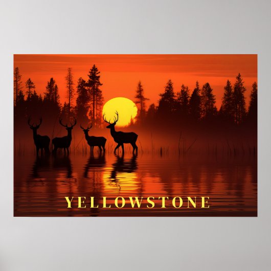 Yellowstone Poster Art (Voorkant)