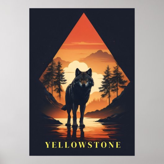 Yellowstone Poster Art (Voorkant)