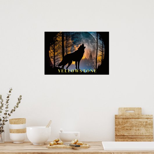 Yellowstone Poster Art (Keuken)